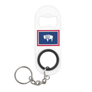Abrebotellas De Llavero Bandera del estado de Wyoming