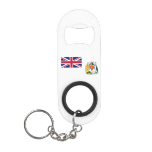 Abrebotellas De Llavero Bandera del Territorio Antártico Británico