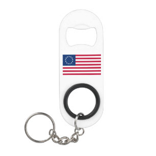 Abrebotellas De Llavero Bandera estadounidense de Betsy Ross
