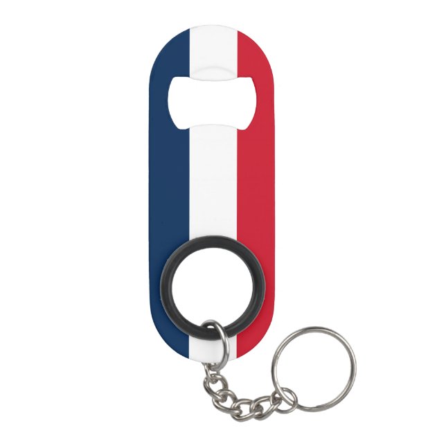 Abrebotellas De Llavero Bandera Francesa (Reverso
)