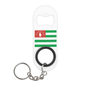 Abrebotellas De Llavero Bandera patriótica de Abjasia