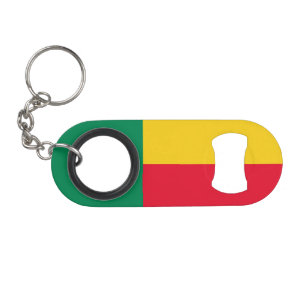 Abrebotellas De Llavero Bandera patriótica de Benín