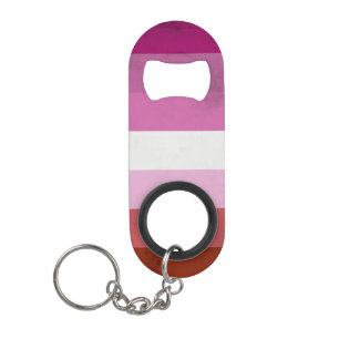 Abrebotellas De Llavero Bandera Rosa Lesbiana