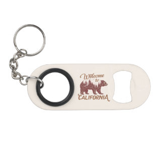Abrebotellas De Llavero Bienvenidos a California Bear Forest