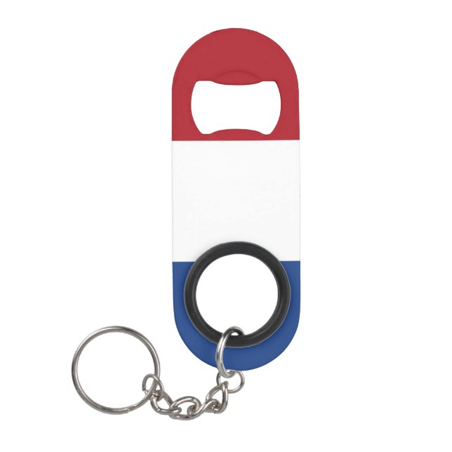 Abrebotellas De Llavero Bocato de la bandera de los Países Bajos (Anverso)