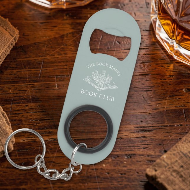 Abrebotellas De Llavero Book Club Name Personalized Gift (Subido por el creador)