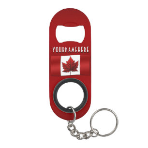 Abrebotellas De Llavero Botella de Canadá Apertura Personalizado Bandera d