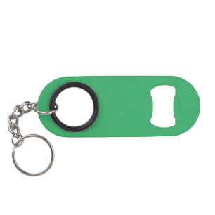 Abrebotellas De Llavero Botón de Pin de Esmeralda Verde Personalizado