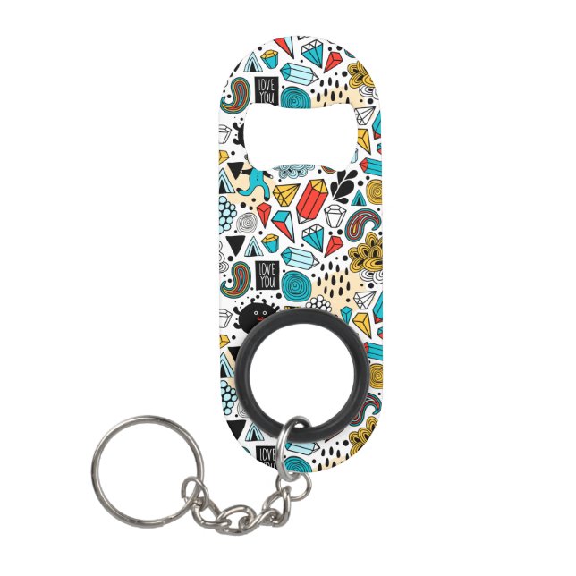 Abrebotellas De Llavero Cabeza loca (Anverso)