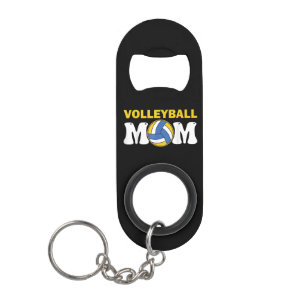 Abrebotellas De Llavero Camiseta de madre de voleibol femenino divertida d