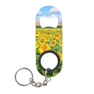 Abrebotellas De Llavero Campo de girasol