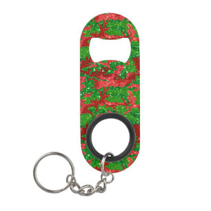 Abrebotellas De Llavero Camuflaje Purpurina Haus Of Camo Xmas