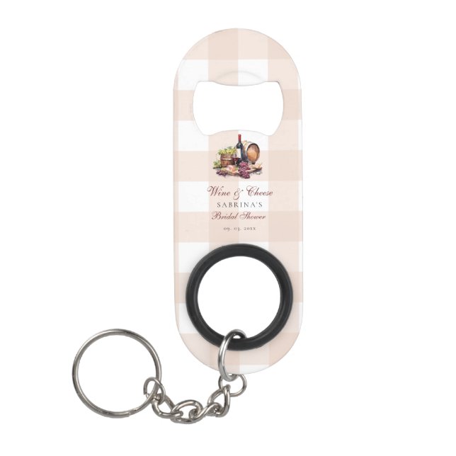 Abrebotellas De Llavero Charcuterie Board Wine & Cheese Despedida de Solte (Anverso)