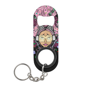 Abrebotellas De Llavero Chica Gamer