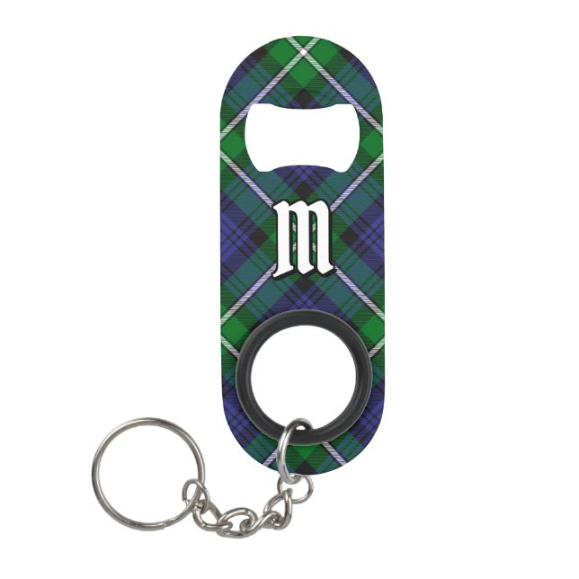 Abrebotellas De Llavero Clan Forbes Tartan (Anverso)