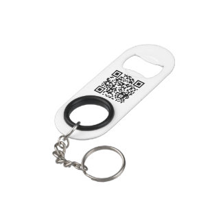 Abrebotellas De Llavero Código QR de negocio Logo Moderno
