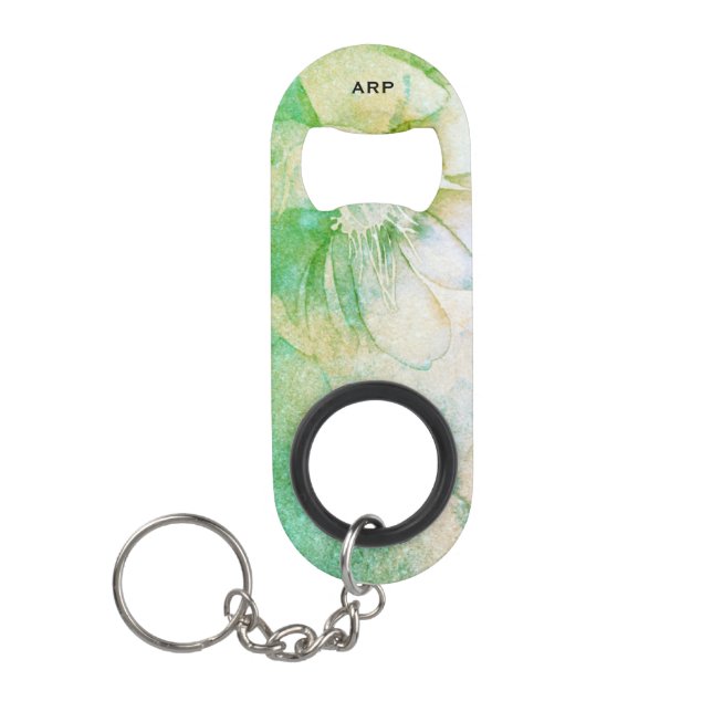 Abrebotellas De Llavero *~* Color de agua del Purpurina celeste de color r (Anverso)