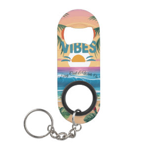 Abrebotellas De Llavero Cuaderno tropical de ondas de verano