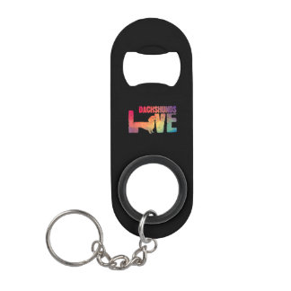 Abrebotellas De Llavero Dachshund Love Doxie Wiener Dog