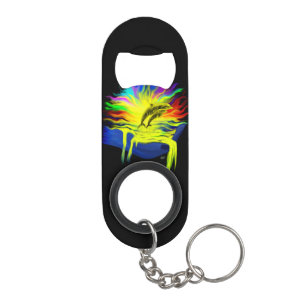 Abrebotellas De Llavero Delfines al sol con mano
