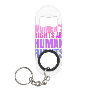 Abrebotellas De Llavero Derechos Humanos Derechos de la Mujer