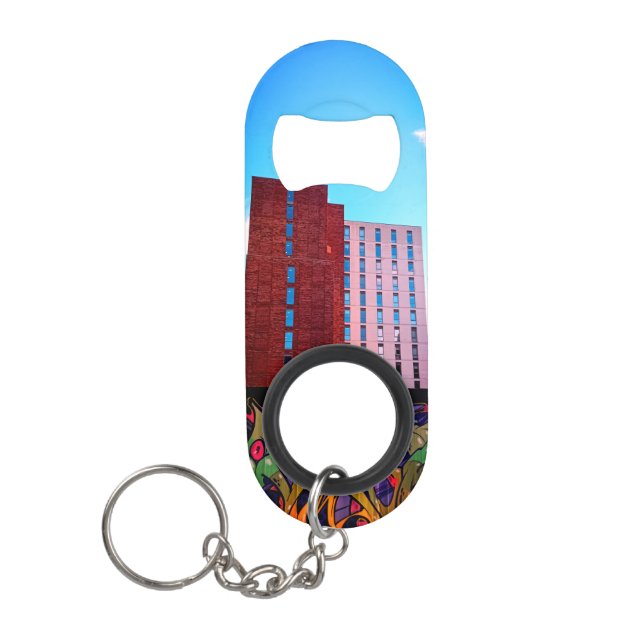 Abrebotellas De Llavero Edificios de Sheffield (Anverso)