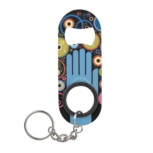 Abrebotellas De Llavero El concepto de movimiento (Anverso)