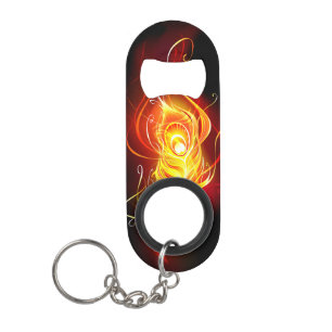 Abrebotellas De Llavero Feather Peacock