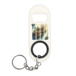 Abrebotellas De Llavero Feliz Día de San Patricio de Pincel Vertical