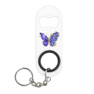 Abrebotellas De Llavero Flor Sapphire Mariposa