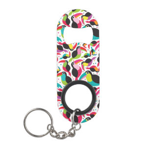 Abrebotellas De Llavero fondo toucan exótico del pájaro del Brasil