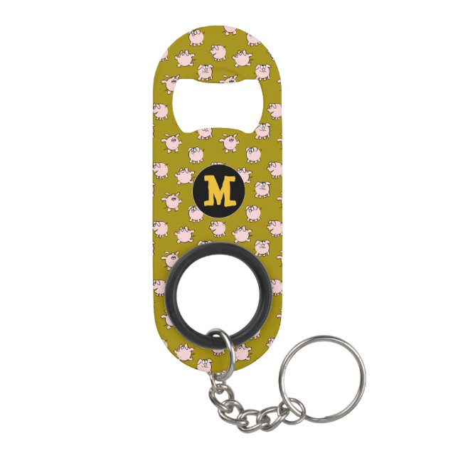 Abrebotellas De Llavero Fundido Personalizado Año Cerdo Zodiaco chino Mono (Reverso
)