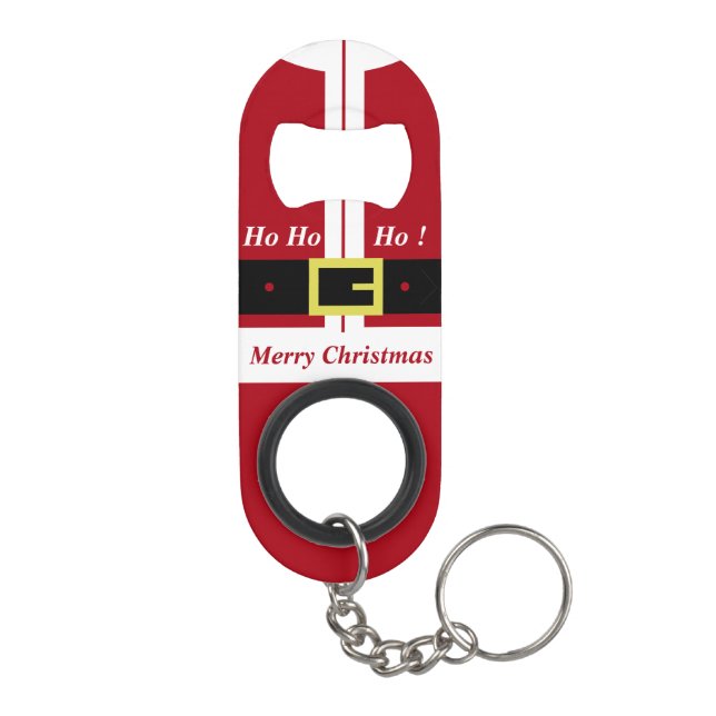 Abrebotellas De Llavero Funny Navidades Santa Keychain Bottle Opener (Reverso
)