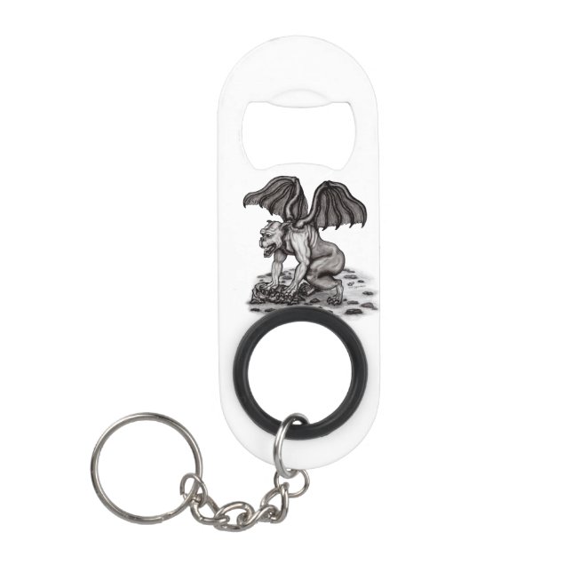 Abrebotellas De Llavero Golem Gargoyle (Anverso)