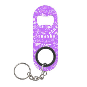 Abrebotellas De Llavero Gracias a Keychain Bottle Opener Multi Language