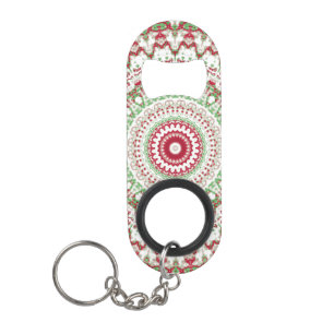 Abrebotellas De Llavero Groovy Funky Tie Dye Navidad Boho Hippie Mandala