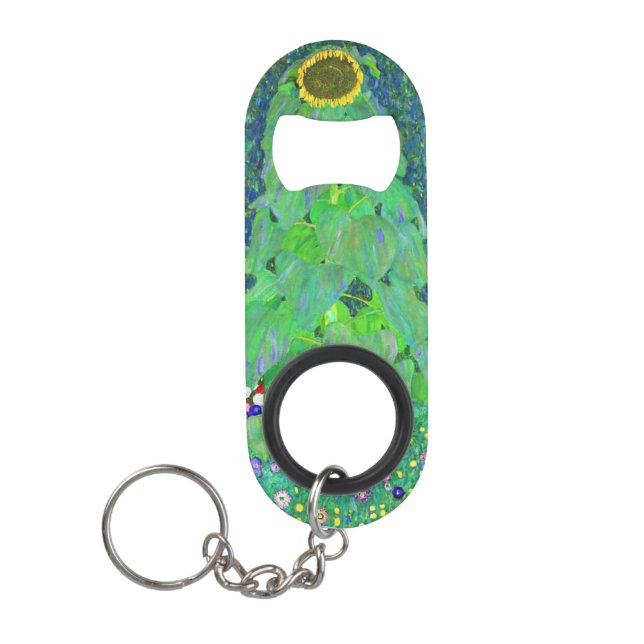 Abrebotellas De Llavero Gustav Klimt Sunflower (Anverso)