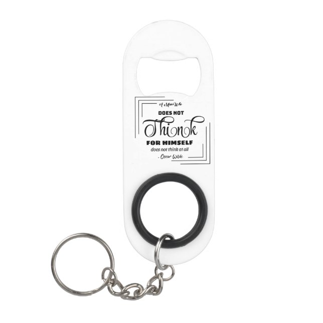 Abrebotellas De Llavero Keyring de declaración de logotipo (Anverso)