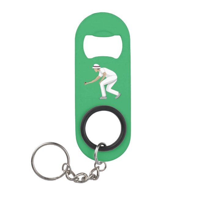 Abrebotellas De Llavero Lawn Bowls (Anverso)