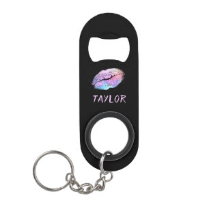 Abrebotellas De Llavero Los labios cortos brillan Personalizados