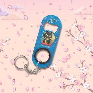 Abrebotellas De Llavero Maneki Neko Lucky Poilue