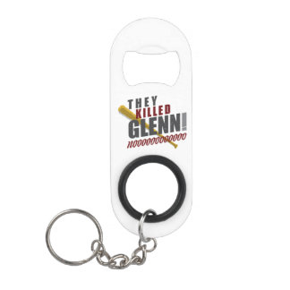 Abrebotellas De Llavero "Mataron fan muerto que caminaba de Glenn"