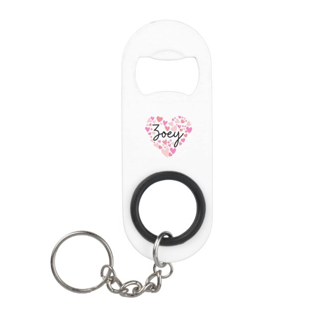 Abrebotellas De Llavero Me encanta Zoey (Anverso)