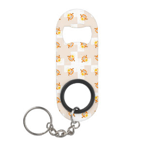 Abrebotellas De Llavero Modelo anaranjado del ilustracion del búho