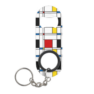 Abrebotellas De Llavero Modelo de Stijl