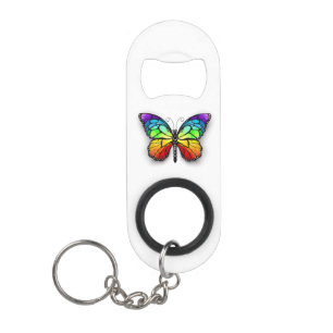 Abrebotellas De Llavero Monarca de mariposa arcoiris