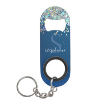 Monograma holográfico moderno personalizado con pu
