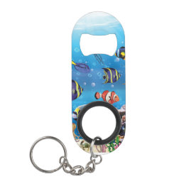 Abrebotellas De Llavero Natación de peces tropicales