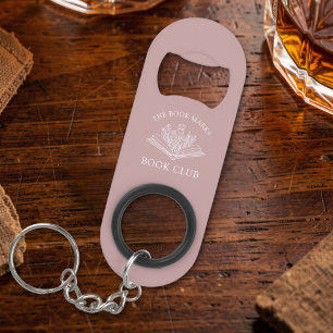 Abrebotellas De Llavero Nombre del Club de Lectura Regalo Personalizado