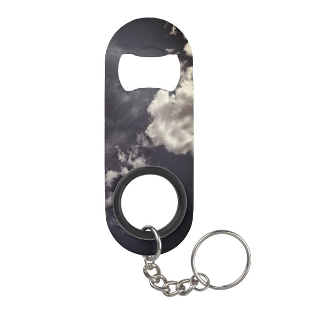 Abrebotellas De Llavero nube metalizado (Reverso
)